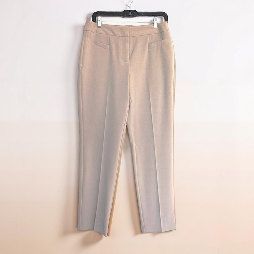 Chico’s Beige Slim Ankle Pants | Size 4 | Stretch | Tailored |Office Chic